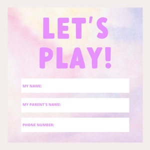 Playdate Calling Card | Playdate Invite | Playdate Karte Sommer | Ende des Jahres | Spieldatum Karten Download | Bleiben Sie in Kontakt | Mama Kontaktkarte
