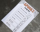Kids Halloween Game | Candy Dice | Kids Halloween Dice Game | Kids Halloween Party | Halloween Party Printable | Instant Download