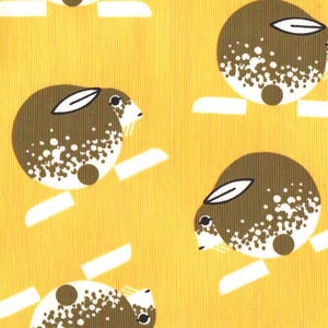 Charley Harper Bio-Baumwolle Quilting Stoff Fat Quarter FQ: Berg-Baumwollschwänze