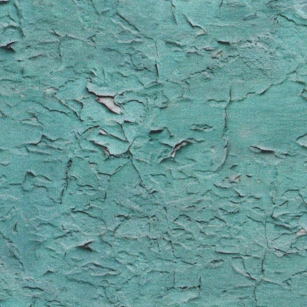 Patina and Paint Fabric FQ, Imaginings Cotton Fat Quarter, Robert Kaufman Clay Green Print UK