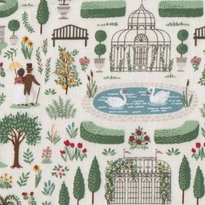 Jane Austen Emma by Riley Blake Cotton Quilting Fabric Fat Quarter FQ - Highbury