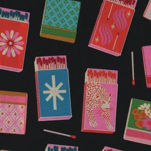 Match Box Cotton Quilting Fabric Fat Quarter FQ: Melody Miller for Ruby Star Society