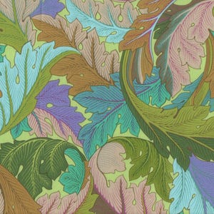 William Morris Acanthus Bomullsquilttyg Fat Quarter FQ: Kaffe x Morris & Co