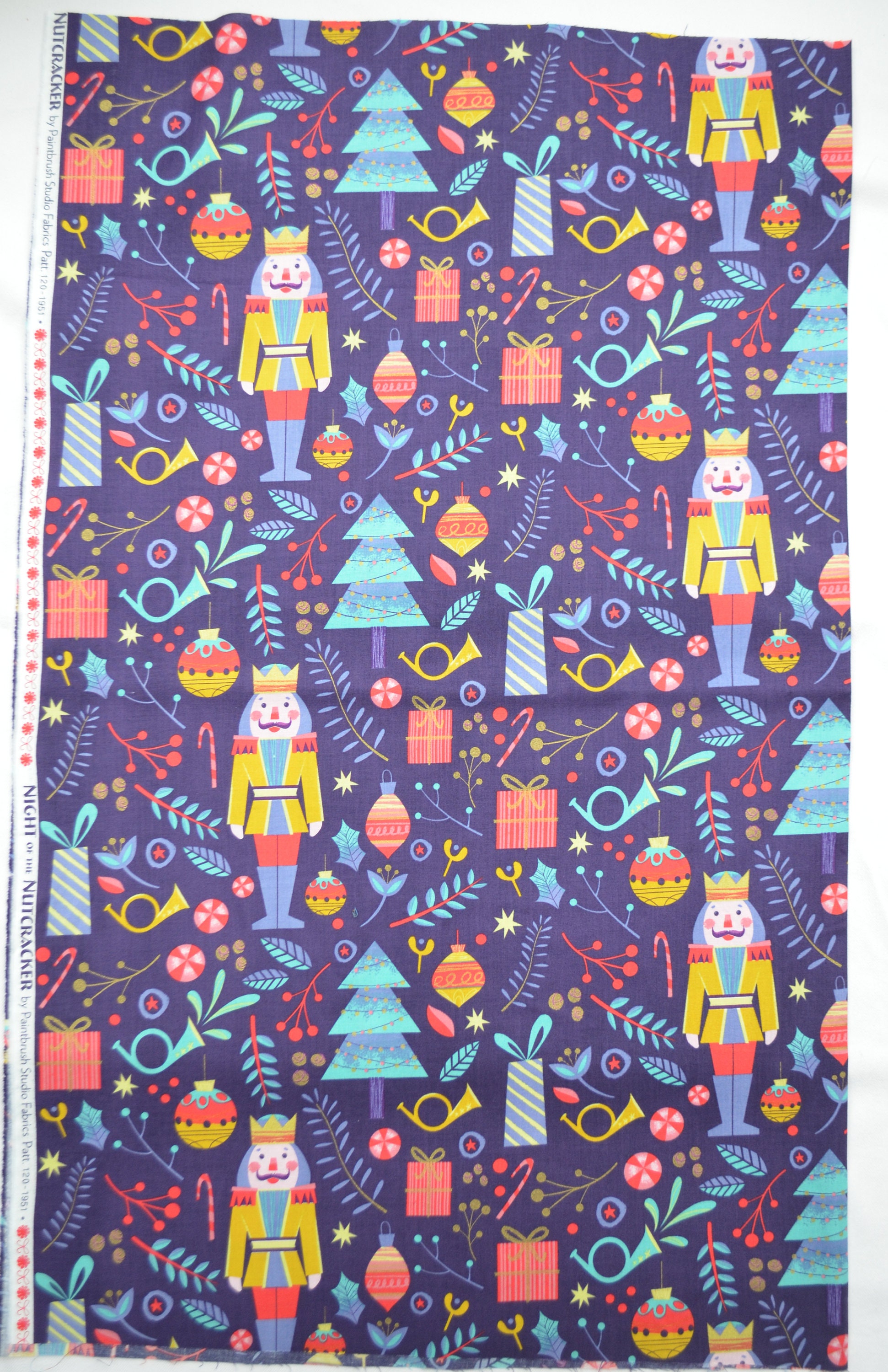 Night of the Nutcracker Fabric Half Yard Christmas Fabric Etsy Australia