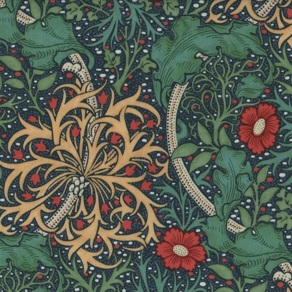 William Morris Fabric Etsy Canada