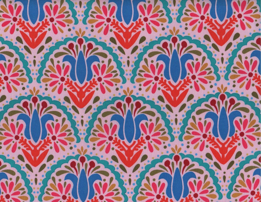 Anna Maria Horner Fabric FQ, Amsterdam Cotton Fat Quarter, Art Nouveau Material UK - Etsy