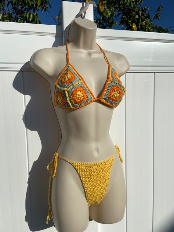 granny square bikini