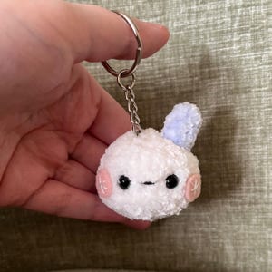 Zayne Snowman Keychain *MADE TO ORDER* Plush Crocheted, Love and Deepspace, lads