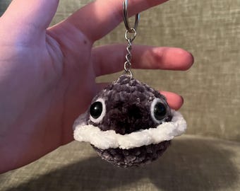 Sylus Grumpy Crow Mephisto Keychain | MADE TO ORDER | Plush Crocheted, Love and Deepspace, lads