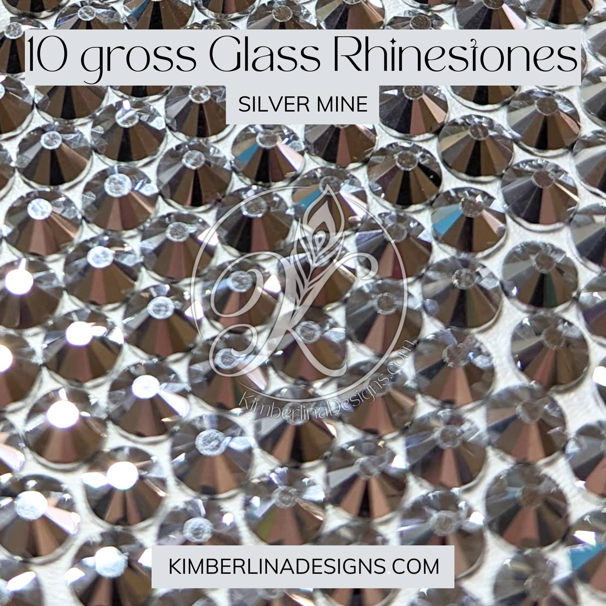 Ss12 Rhinestone Size Choose Size Luxury Glass Rhinestones 10 Gross Crystals SS3 SS6 SS10 ...