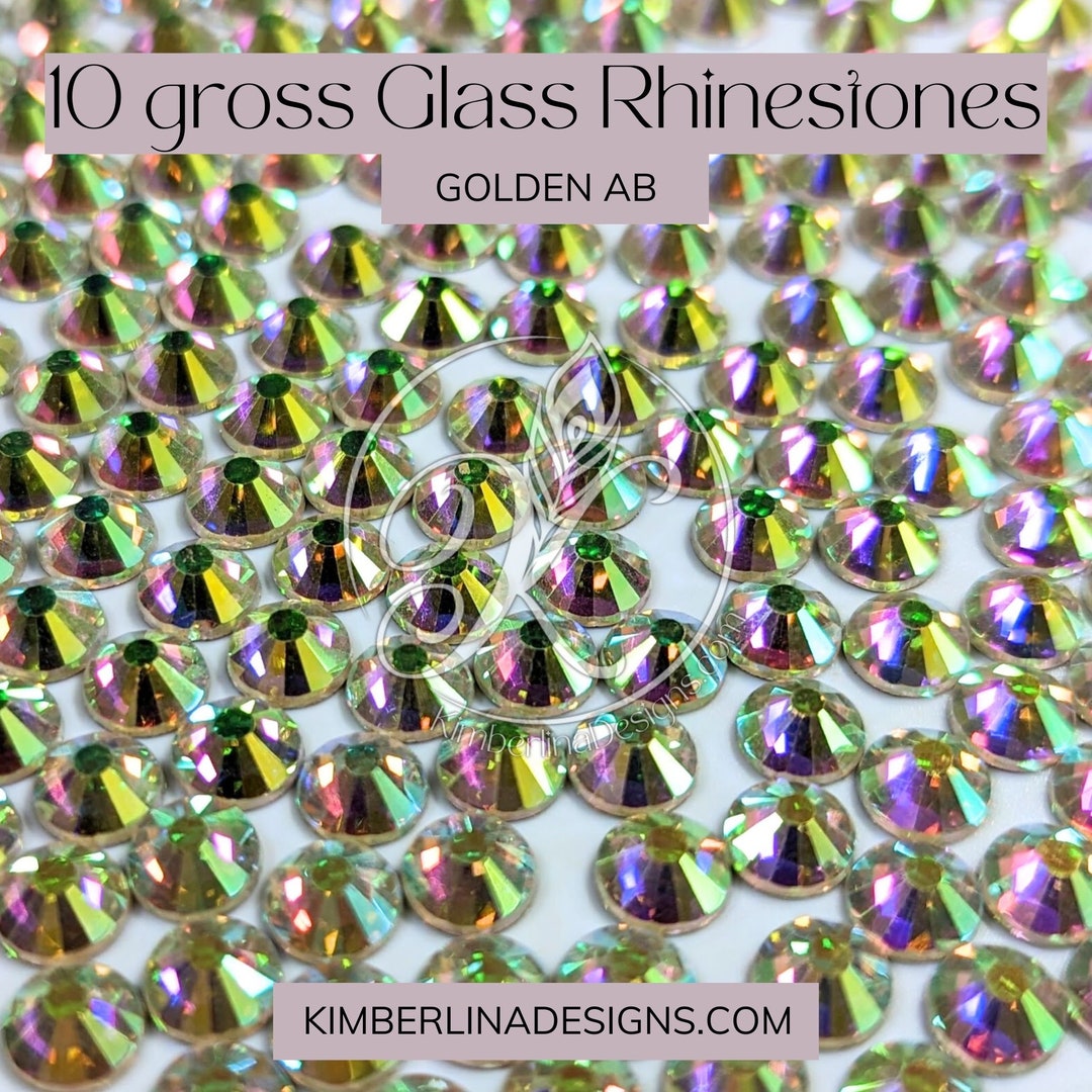 Glass Rhinestones PURPLE Non-Hotfix, Sizes SS6 - SS30, Faceted