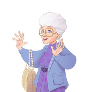 Sophia Petrillo - The Golden Girls - Print/Postcard (Art by Tim Quartier)