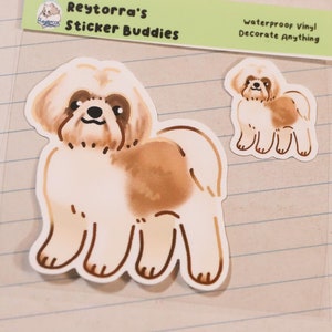 Havaneser Aufkleber - Hund Aufkleber, Süßer Tier Aufkleber, Laptop Aufkleber, Vinyl Aufkleber, Finde deinen Welpen