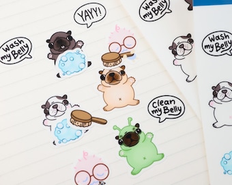 Pibble Dog Sticker Sheet