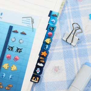 Omslagstickers zeedieren voor notitieboeken