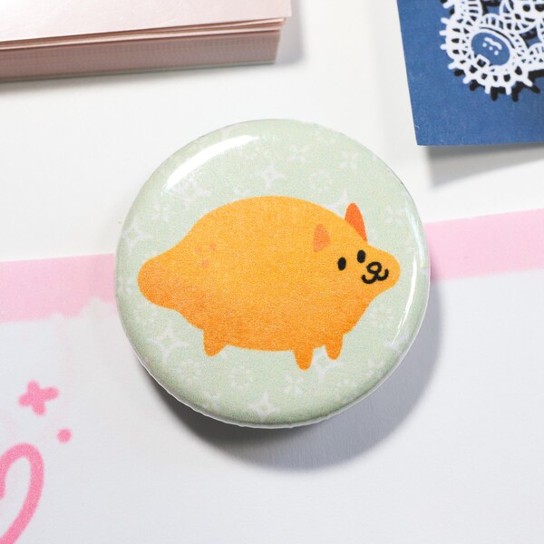 Lemon Pup Magnet |  Cute food fruits, dogs lovers gift, locker decor, kawaii cute decoration, unique home decor, apple, kiwi, lemon, peach