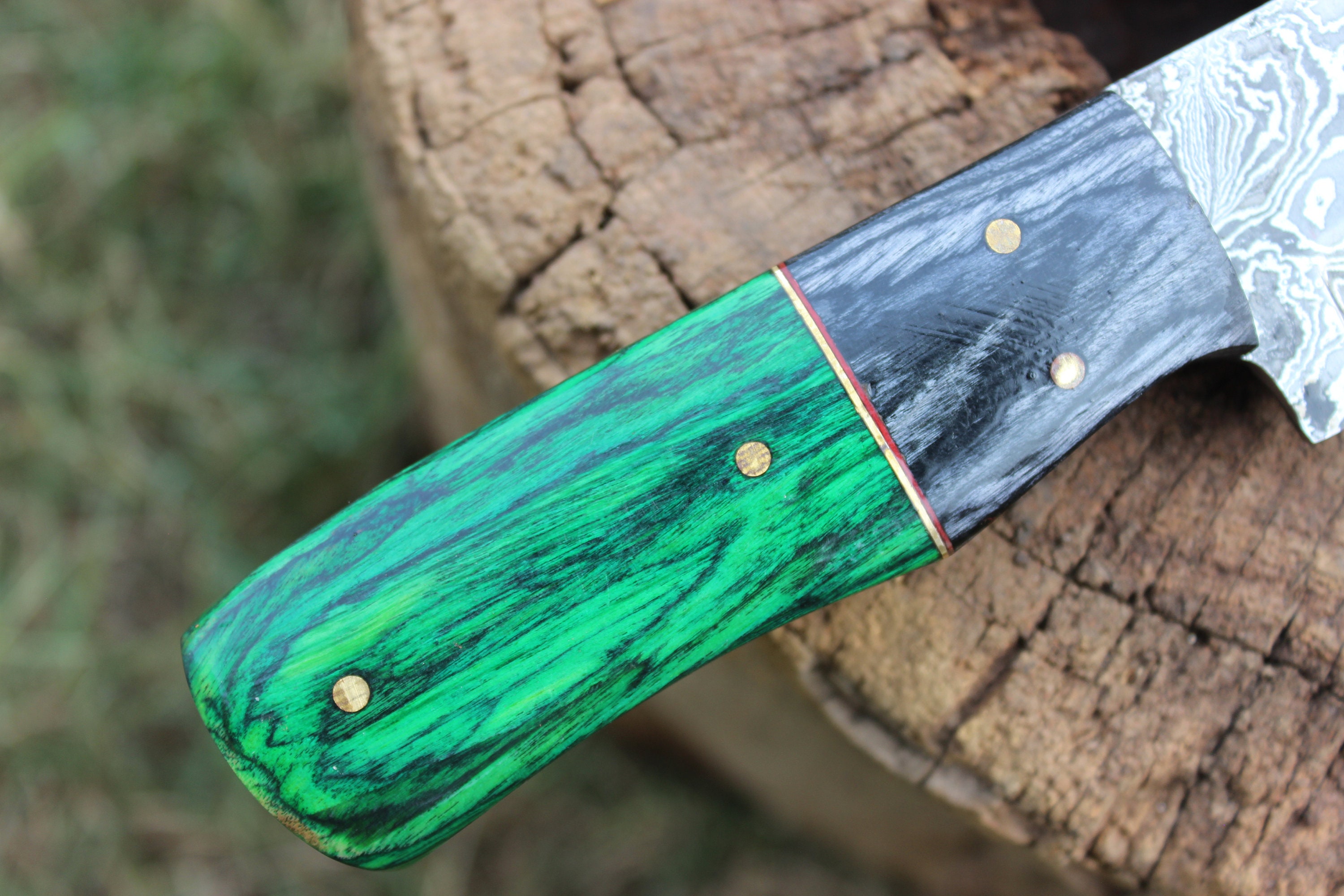 A Hand Made Knife Custom Made Damascus Steel Knife Ideal for Etsy