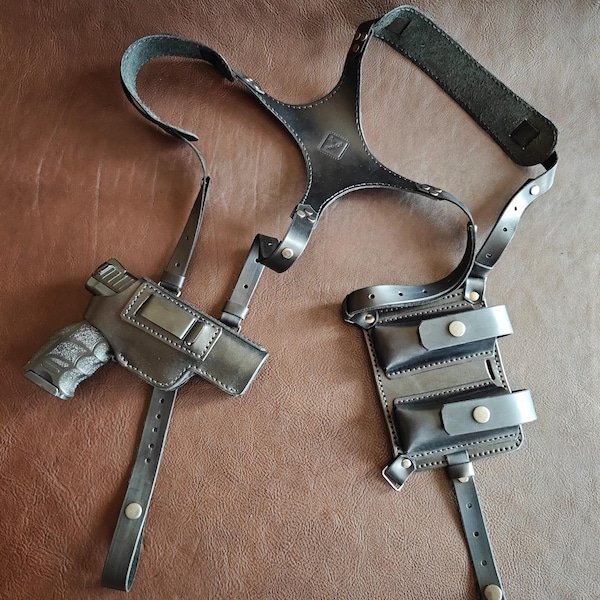 Leather Pistolet Heckler Koch VP 9 / SFP 9 Holster Belt Carry Holster Body Holster Shoulder Holster H&k