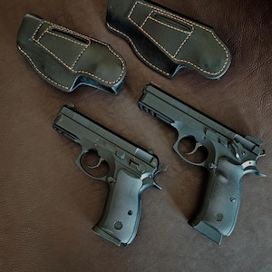 Funda de cuero Pistole CZ 75 B Pistolet Cinturón Pistola CZ 75 SP-01 Funda de pistola Shadow