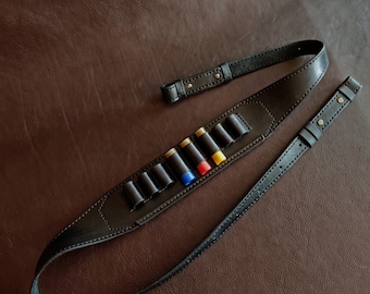 Cartridge Belt Shotgun Shell Bandolier 12 Gauge 16 Gauge 20 Gauge Hunting Bandoleer Ammo Holder 8 shells