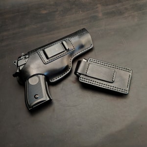 Fondina in pelle per pistola Beretta M9, per cintura, fondina Beretta, Beretta 92F, Beretta 92FS