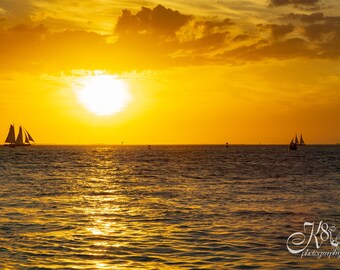 フロリダ州キーウェストの夕日