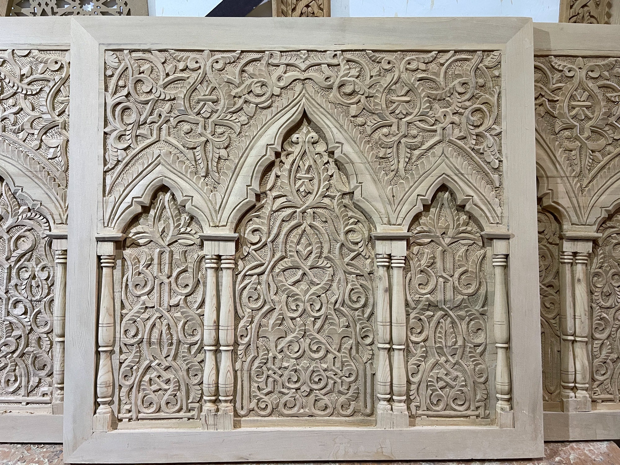 NEW 2022 Oriental Wall Panels/ Moroccan Carving Panels Etsy