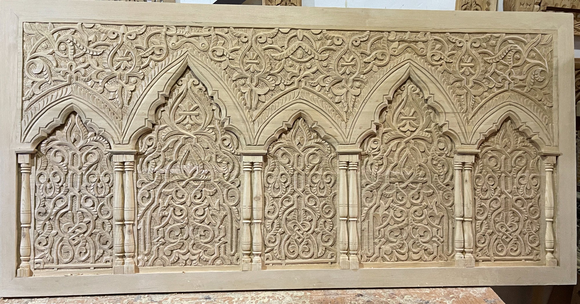 NEW 2022 Oriental Wall Panels/ Moroccan Carving Panels Etsy