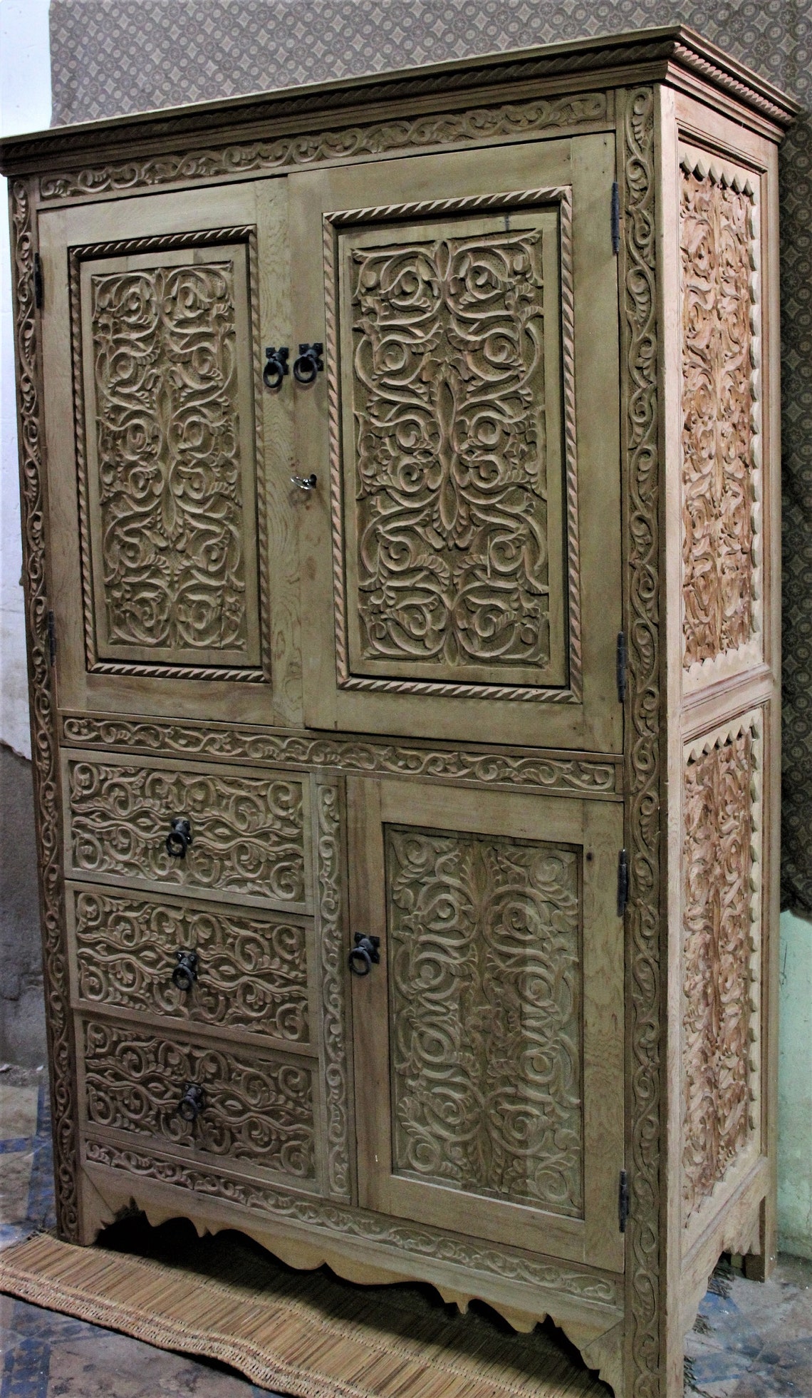 Luxury Cupboard Big Cloth Moroccan Cupboard Etsy