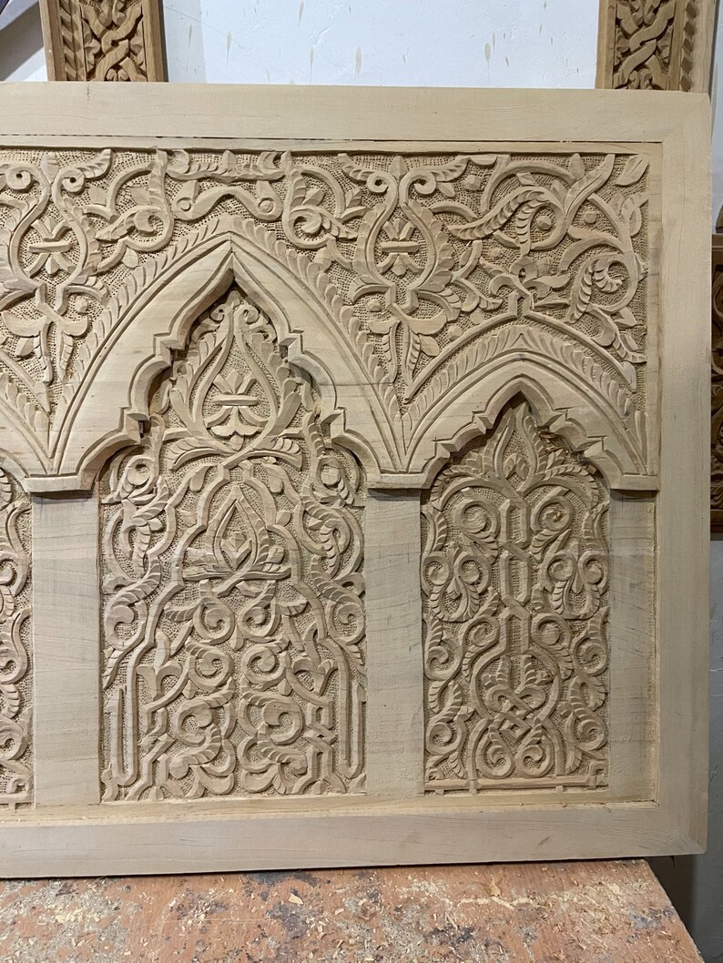 NEW 2022 Oriental Wall Panels/ Moroccan Carving Panels Etsy