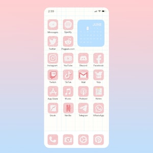 Pink Doodle Icon Pack