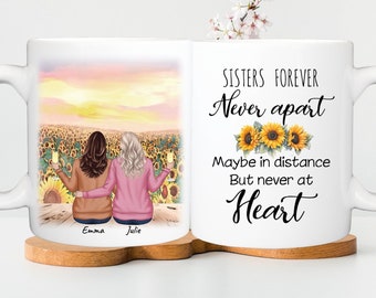 Sisters Personalised Mug, Sisters Gift, Sister Mug, Sister Birthday Gifts, Gift For Sister, Gift for her, personalised gift for sister