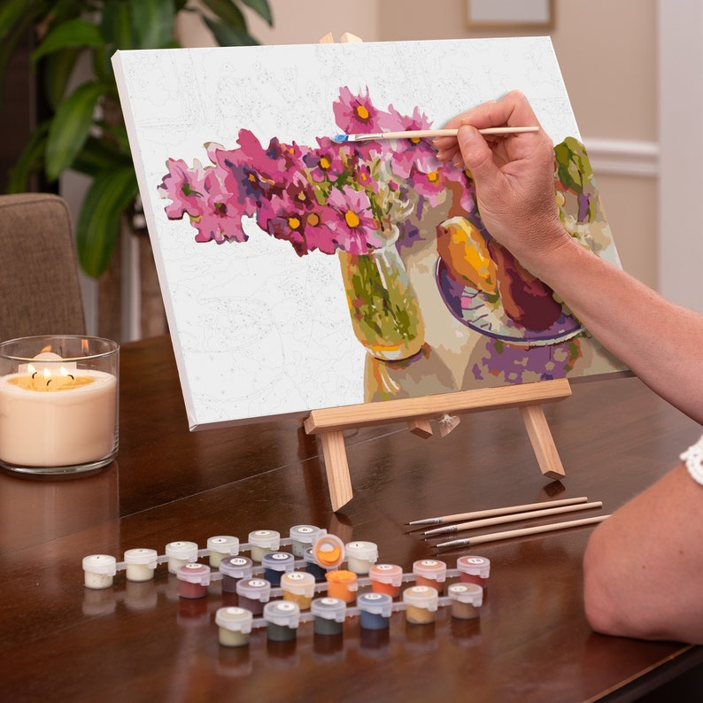 Paint by Number Kit DIY Kit Acrylic Painting Paint Kit Etsy