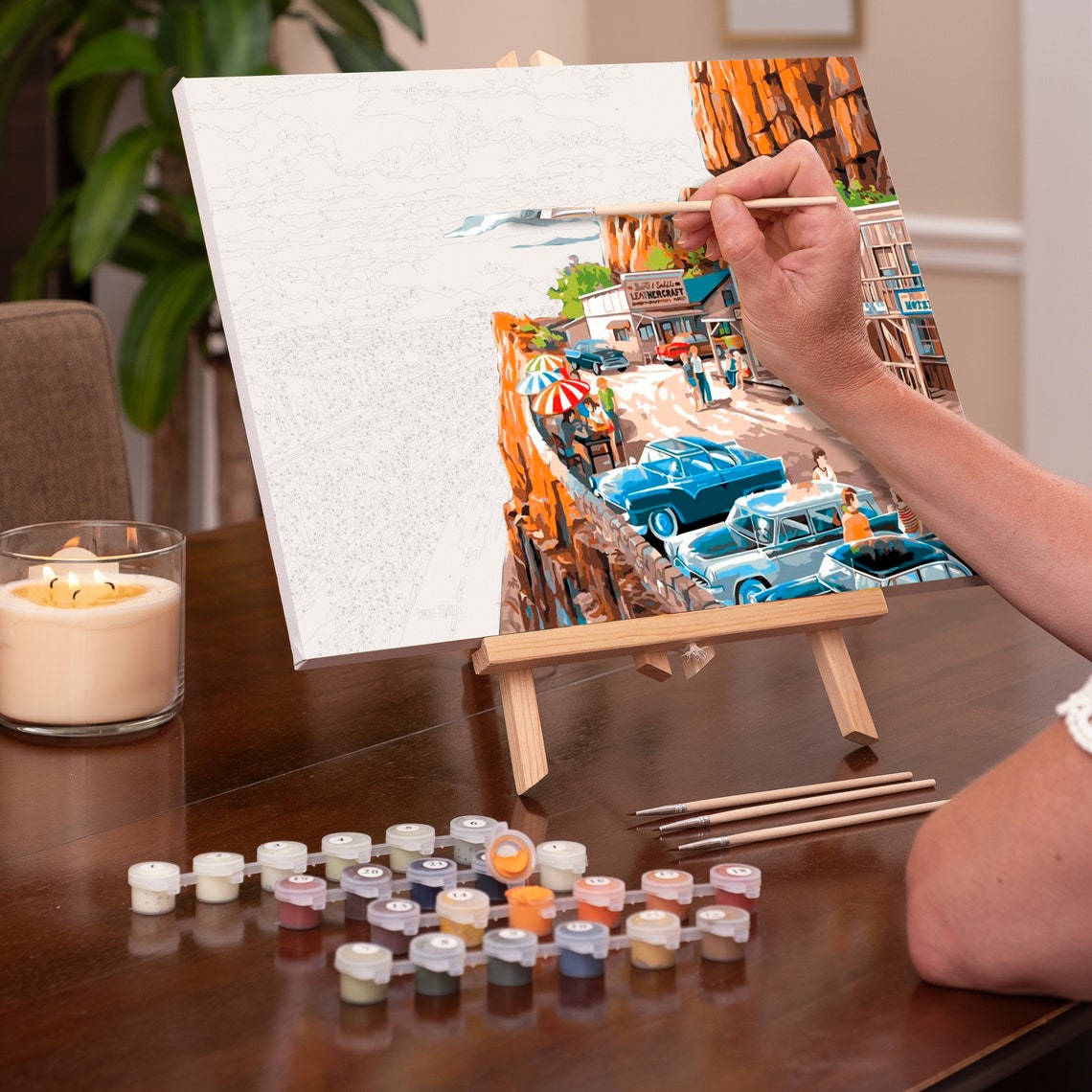 Paint by Number Kit DIY Kit Acrylic Painting Craft Kit Etsy