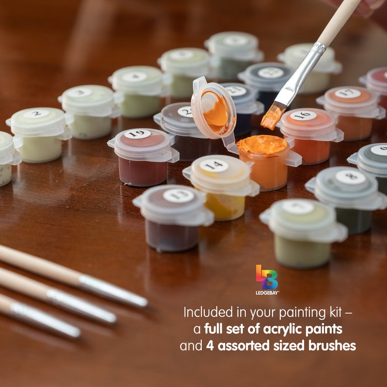 Paint by Number Kit DIY Kit Acrylic Painting Paint Kit Etsy