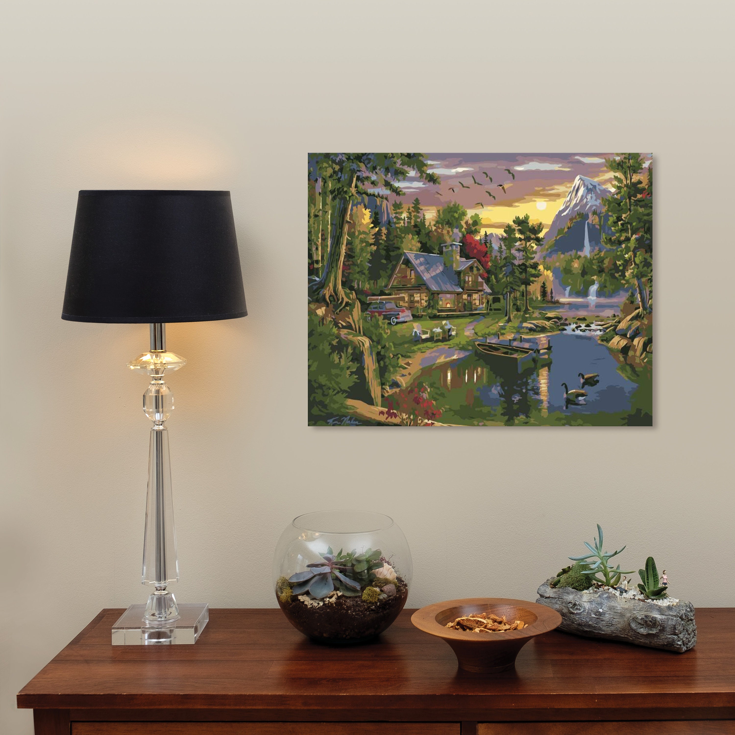 Paint by number kit DIY kit Acrylic painting Craft kit Etsy