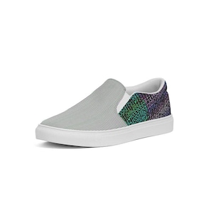 GLITCH Herren Slip-On Canvas Schuh