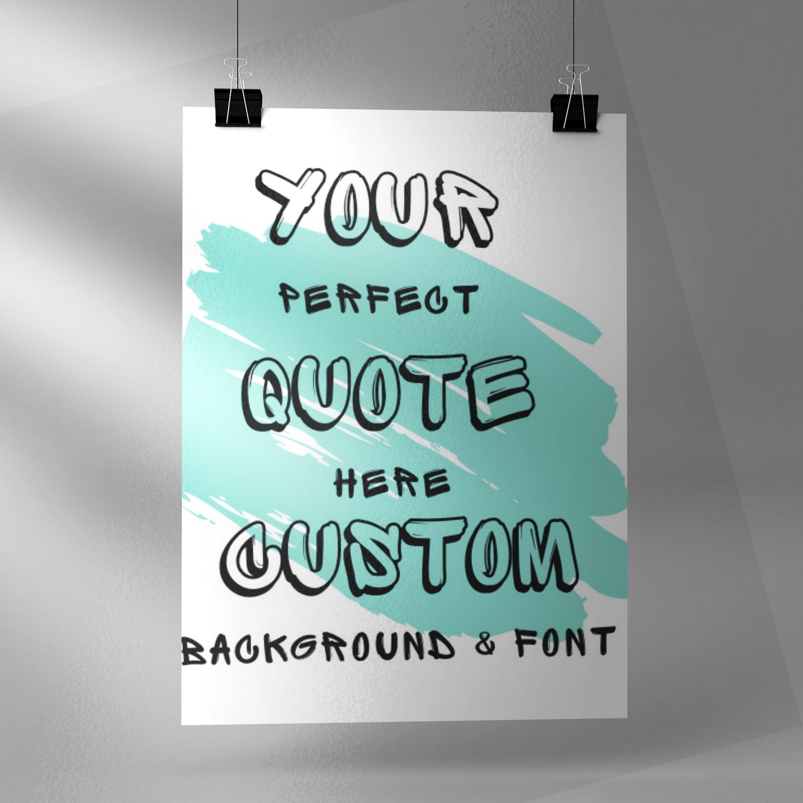 Custom Quote Personalized Quote Print. Quote wall art Etsy