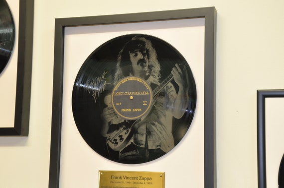 Frank Zappa Records Laser Engraved Vinyl / Vinyl in - Etsy
