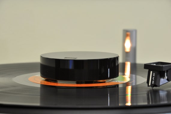 Poids de la platine vinyle en acrylique / Stabilisateur denregistrement /  Pince denregistrement / Poids de la platine vinyle / Linn / Accessoires /  Stabilisateur haut de gamme / Nano Audio -  France