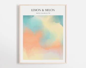 Pastel Melon Color Etsy Pastel Melon Color Etsy