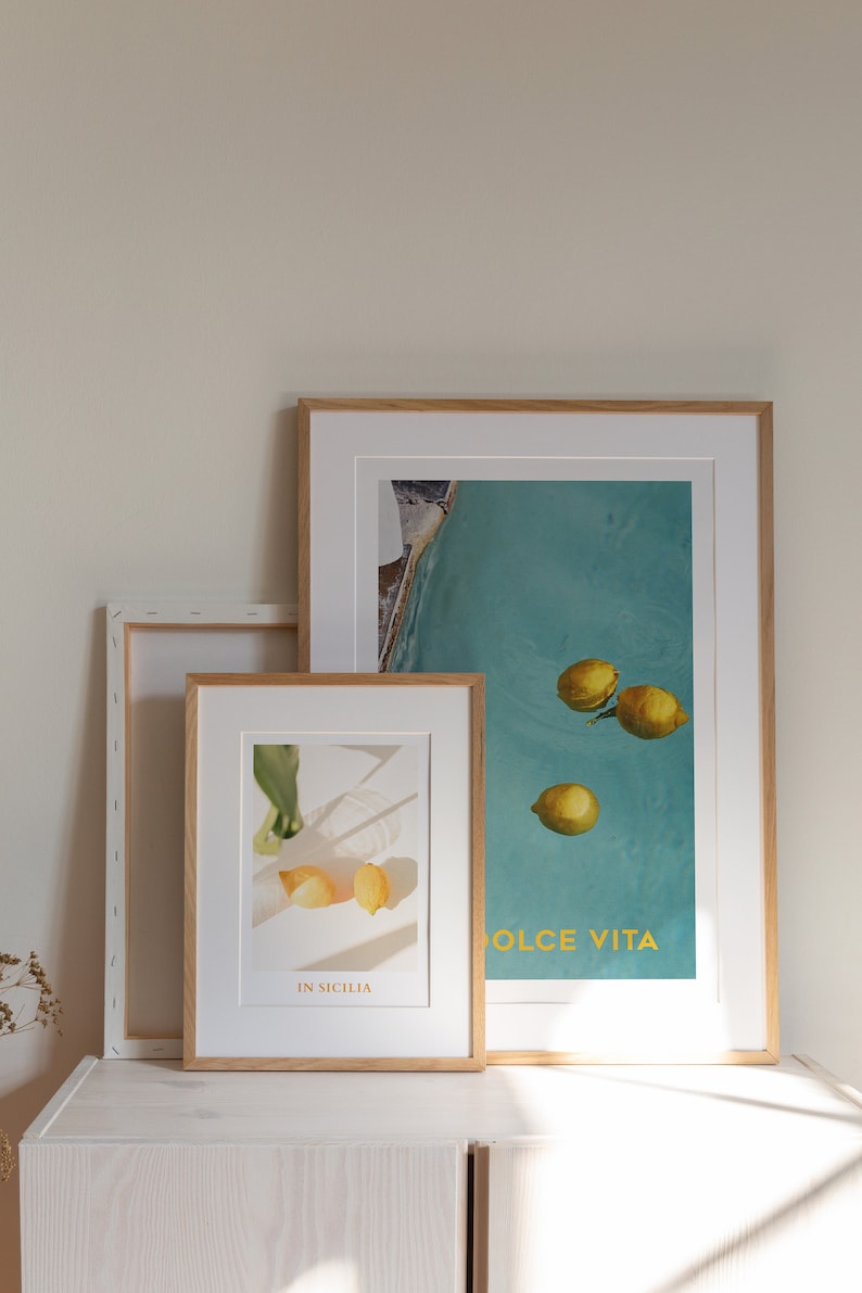 La Dolce Vita Art Print Poster Wall Art Minimalist Etsy