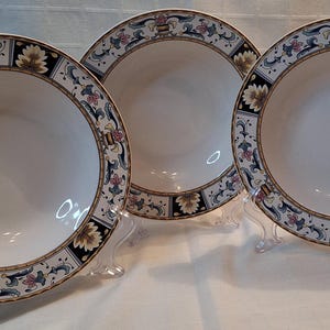 Savoir Vivre Florentine Rimmed Soup/Salad Bowl - Set of 3