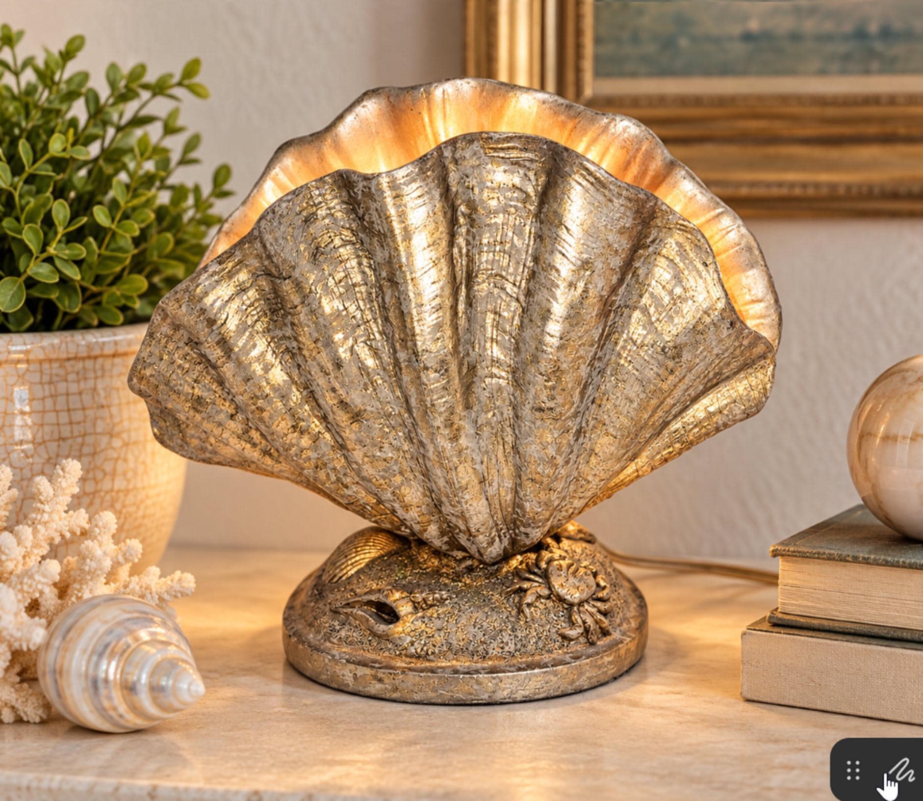 Vintage Clam Lamps - Etsy