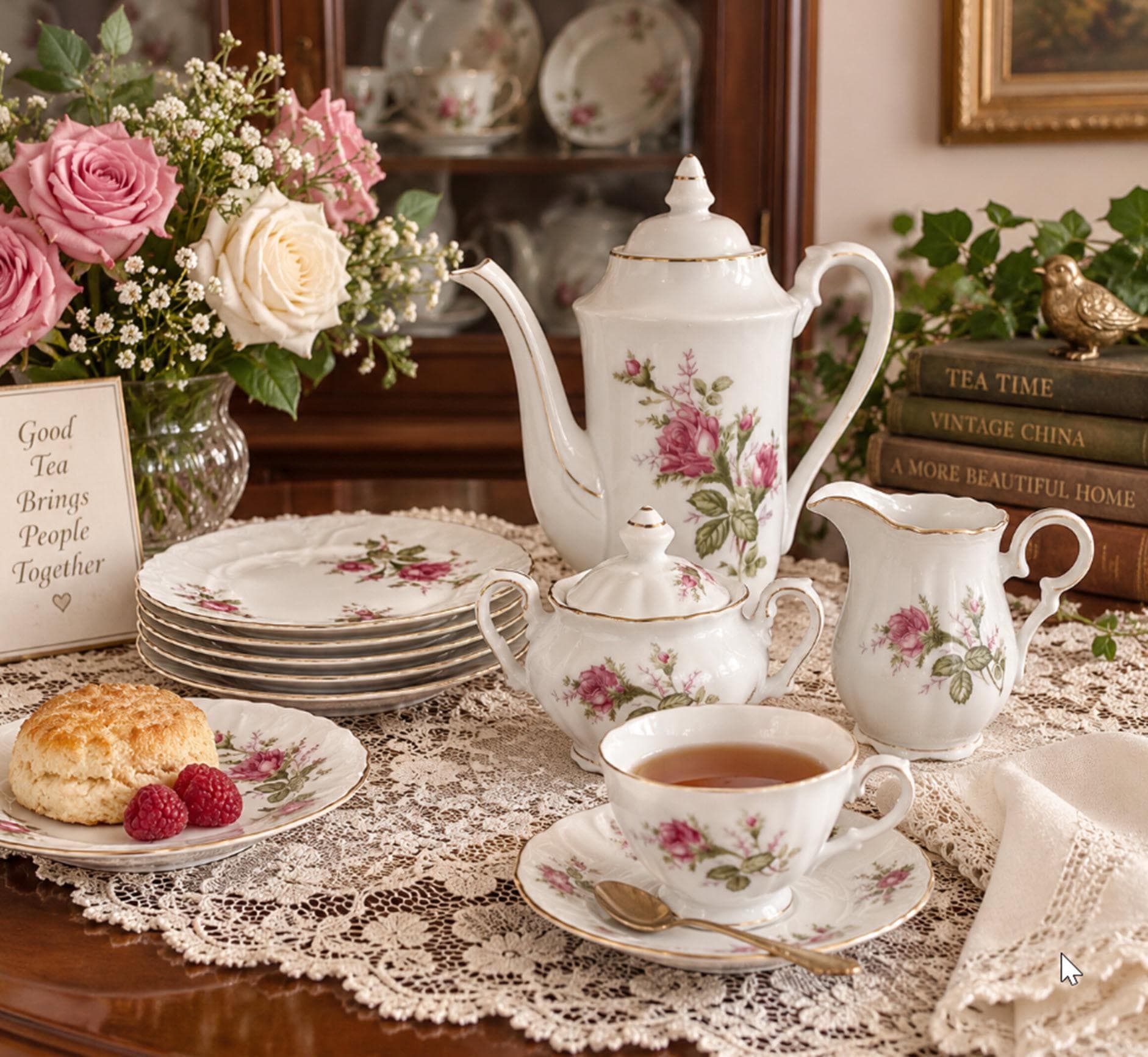 Vintage Rose China Japan - Etsy