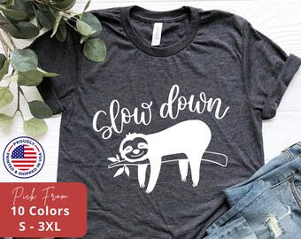 Physical Print Slow Down Sloth