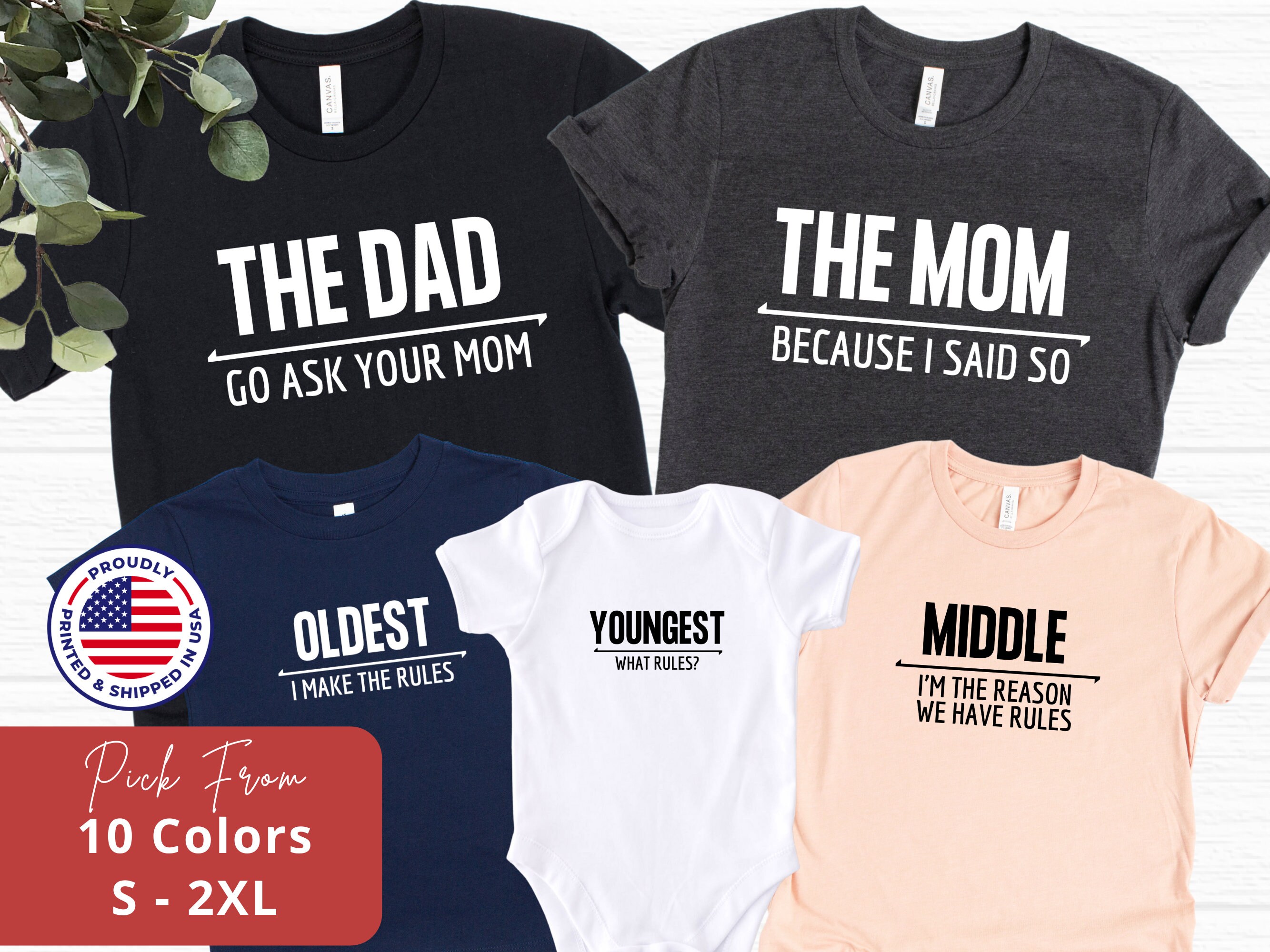 Family Matching Family Shirts Matching Shirts Sibling Etsy