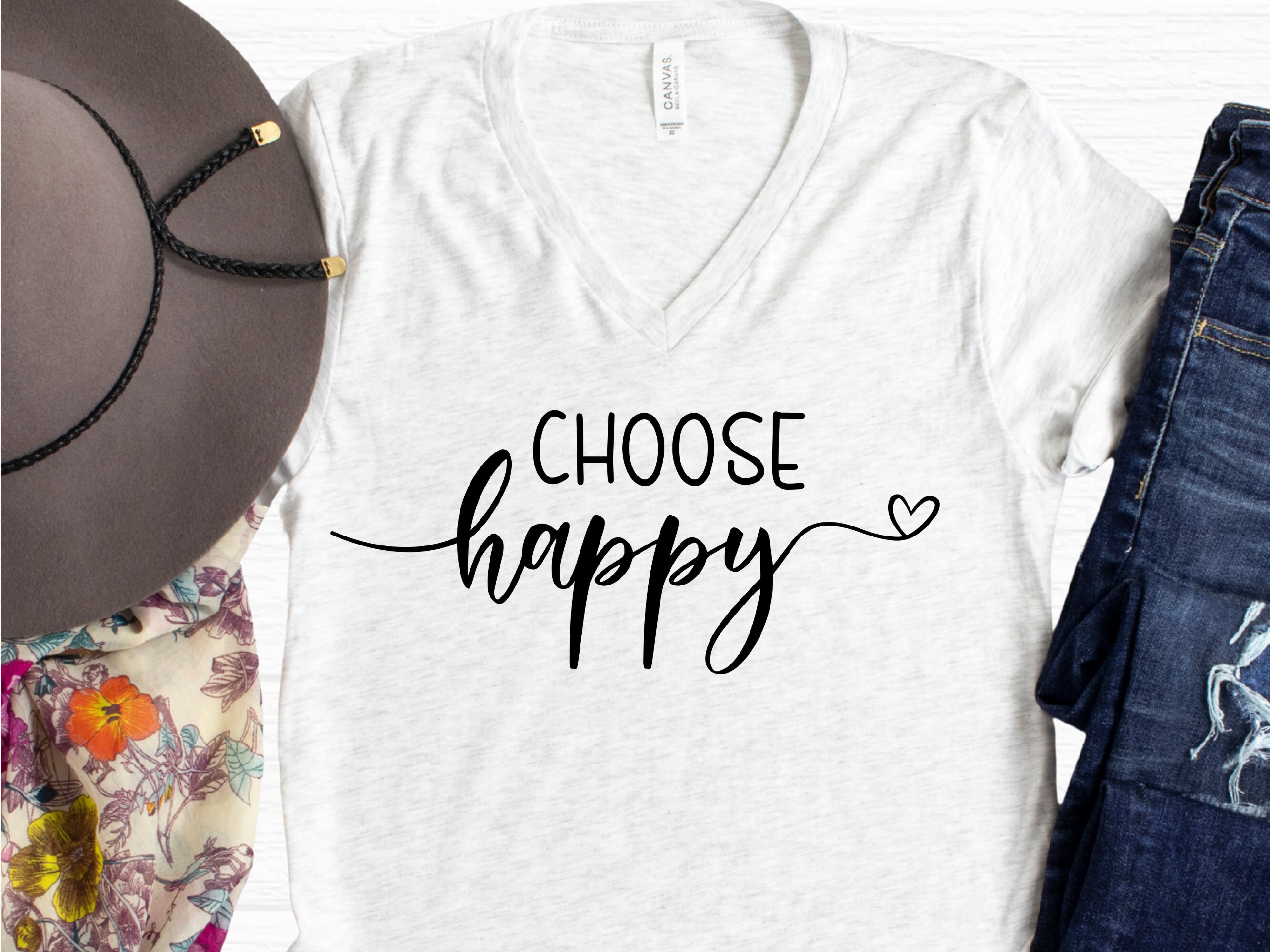 think happy t shirt