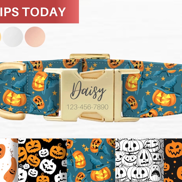 Halloween Dog Collar Etsy