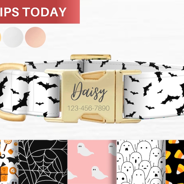 Halloween Dog Collar Etsy